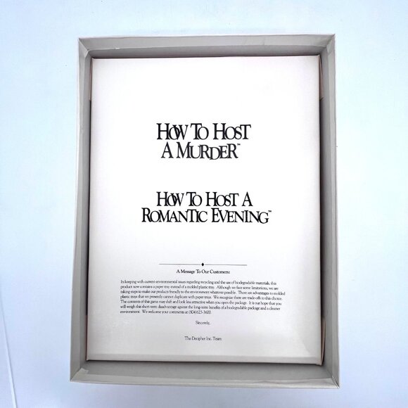 How To Host A Murder Game "The Last Train From Paris" Mystery Party Game Vintage - Picture 10 of 14